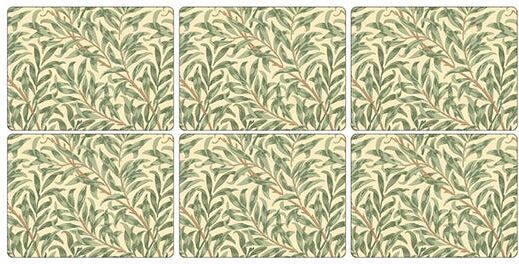 Morris & Co Willow Bough Green Placemats Set of 6