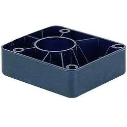 Hettich, Möbelgleiter + Schutzpuffer, Befestigungsplatte für Sockelverstellfüsse Korrekt (Universalgleiter, 100 Stk.)