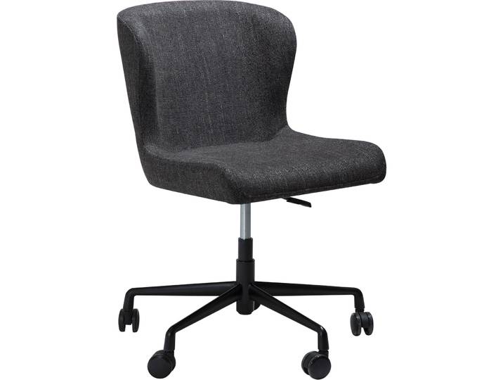 DAN-FORM Bürostuhl Glam black Stoff H 77 cm - Bürostuhl