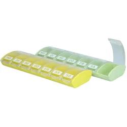 WEPA 1x7 Wochenbox farbig sortiert/pastell