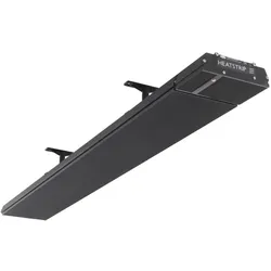 Heatstrip Design 2400 Watt Schwarz Elektroheizer Heizstrahler Wärme Heizstrahler