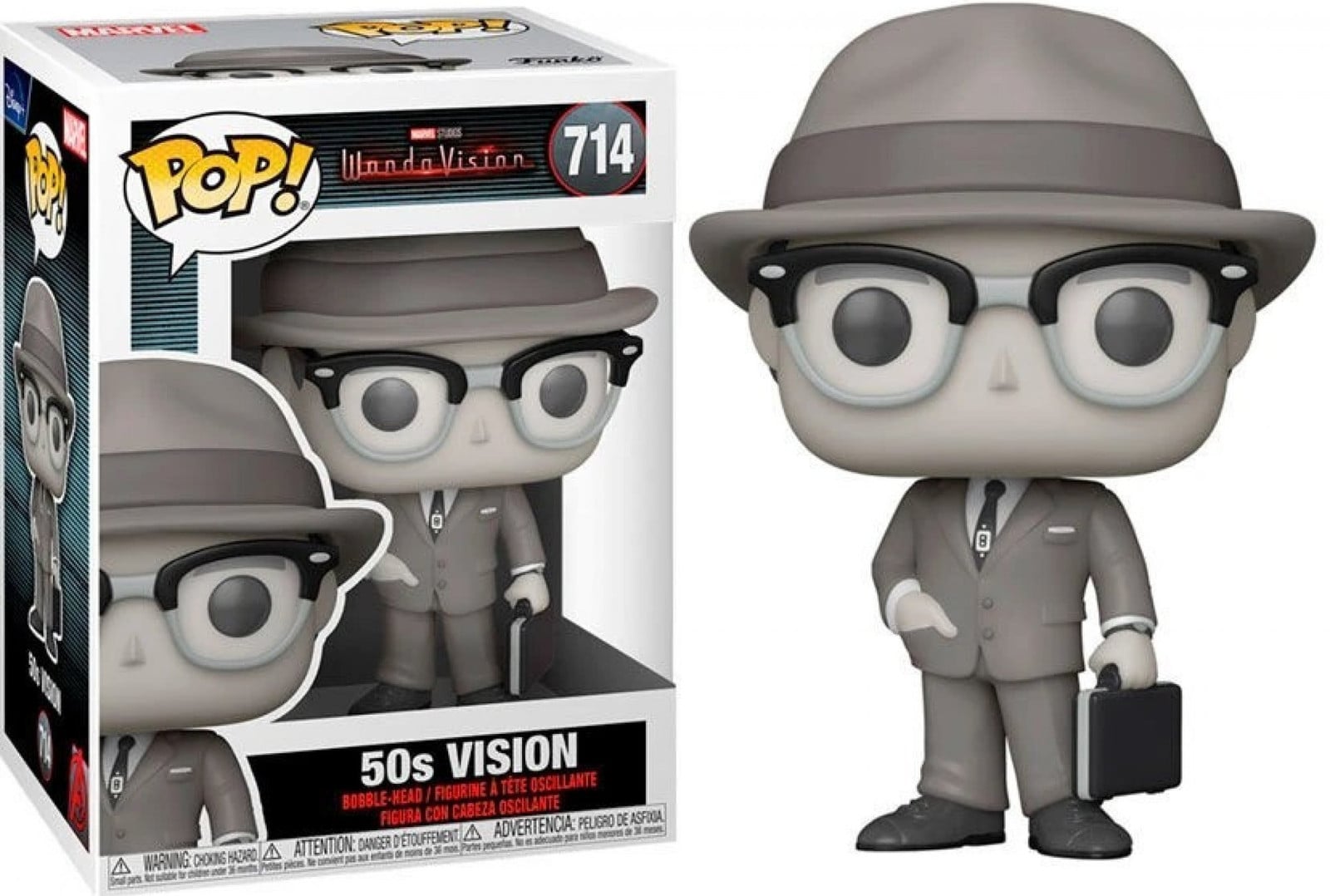 Funko Pop! Marvel Studios WandaVision - Vision uit de jaren 50, nummer 714 - Vinyl figuur