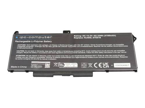 Ipc-computer Notebook-Akku Akku M033W REPLACE 15.20V 4100 mAh