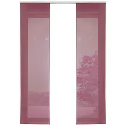 VORHANG 2ER SET HxB 245x60 cm Bordeaux