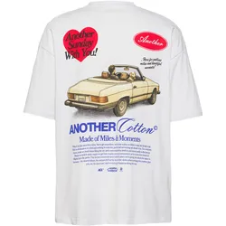 Another Cotton Lab Another Sunday T-Shirt | Gr. L | weiß - weiß