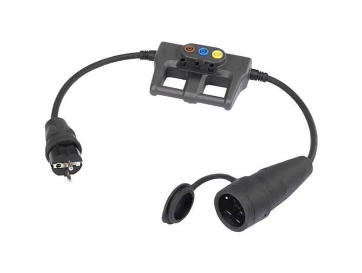 VOLTCRAFT DLA-1L 16 Meetadapter Randaarde 16 A - Randaarde 16 A