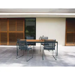 Houe FOUR Set Outdoor-Tisch 210cm+ 4 Stühle Click