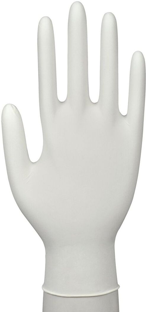 ABENA Nitrilhandske accelerator/puderfri vit L 150/fp