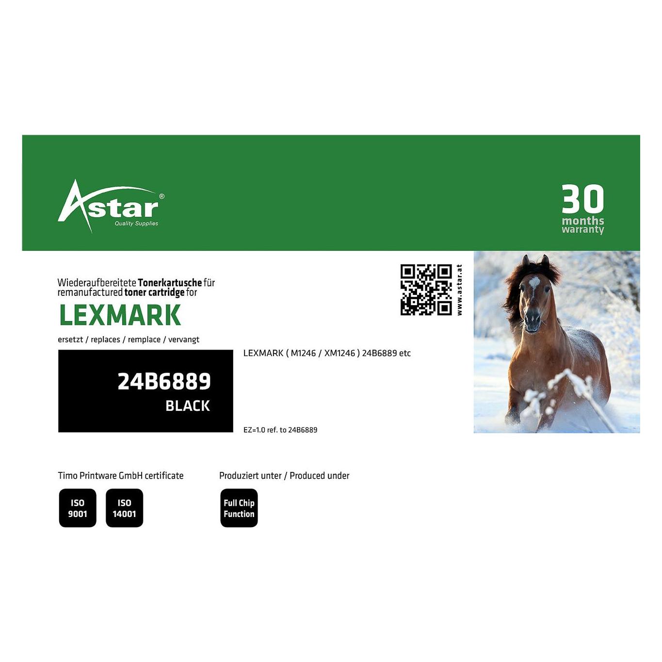 Astar AS20461 LEXMARK 24B6889 M/XM Toner (AS20461)