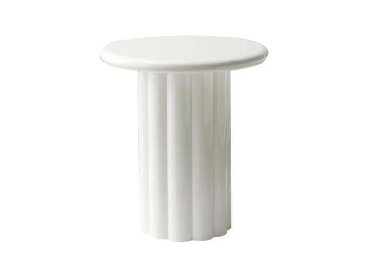 YCCHAH Sofatisch Nordischer einfacher weißer Couchtisch, modernes Wohnzimmer, Sofa, Massivholz, zylindrischer Ecktisch, Beistelltisch Wohnzimmer-Beistelltisch