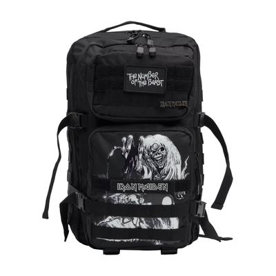 Rucksack BRANDIT "Brandit Iron Maiden US Cooper Large", Gr. onesize, schwarz, Polyester, Rucksäcke Rucksack