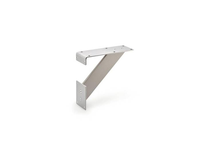 Naber Mülleimer Korfu 4, Konsole, edelstahlfarbig, H 220 mm