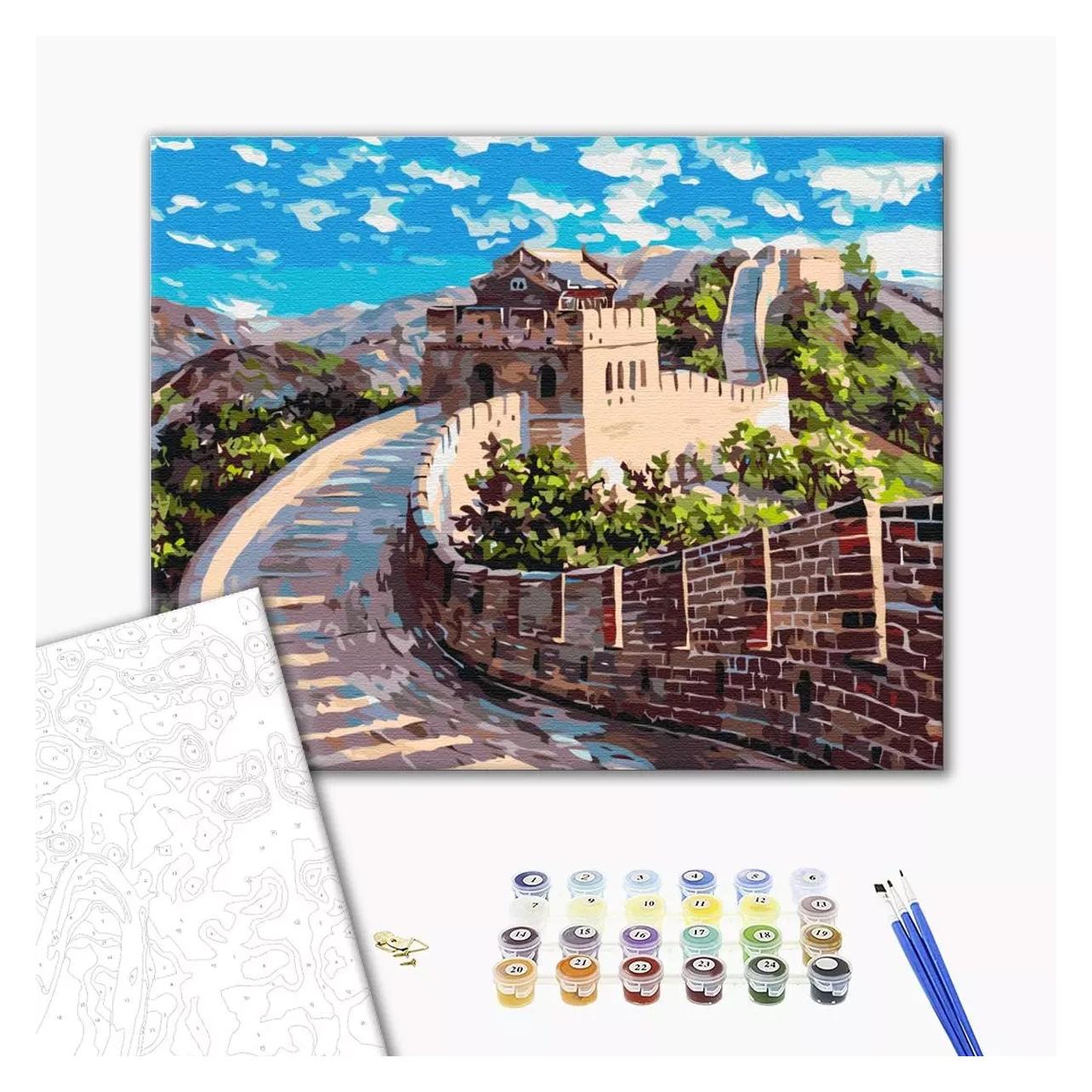 Twoje Hobby Malen nach Zahlen BRUSHME, 40x50 cm, Chinesische Mauer, 1 Stk. (49016483)