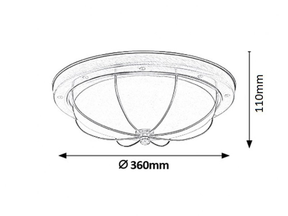 Rabalux Plafondlamp SUDAN 7995