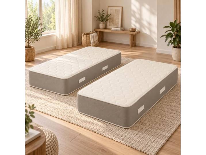 Matelas - Latex - 90x200 cm - Très Ferme - 23 cm - Hypoallergénique - 2 pièces