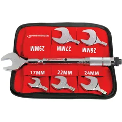 ROTHENBERGER Drehmoment-Gabelschlüssel-Set, 17-22-24-26-27-29mm - 175001