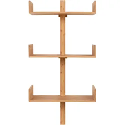 Wandregal DROP VILLA (LBH 25x50x102 cm) - braun - LBH 25x50x102 cm