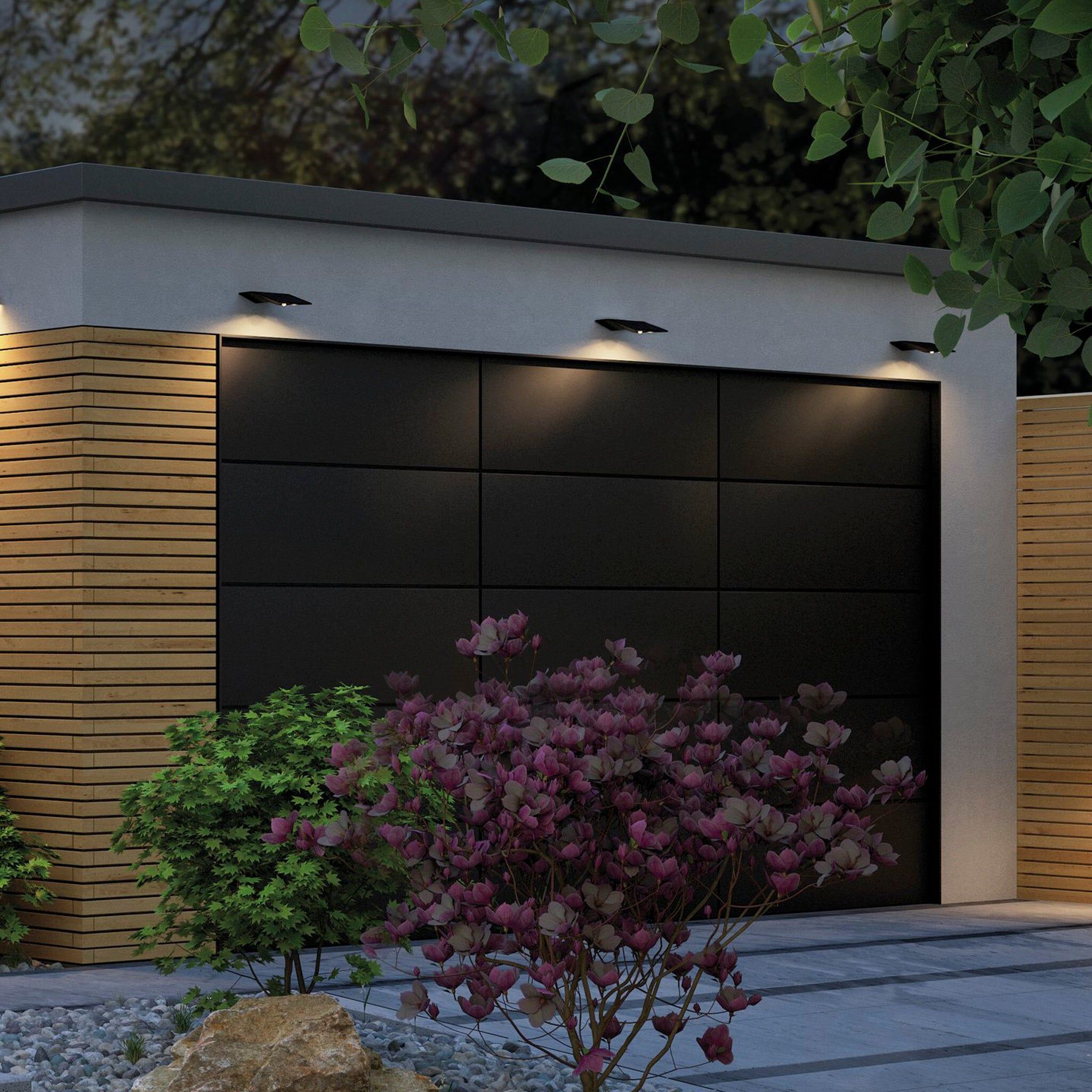 Paulmann - Outdoor Yoko 1.2W LED House Number Wall Lumination Light with Motion Detection in Anthracite