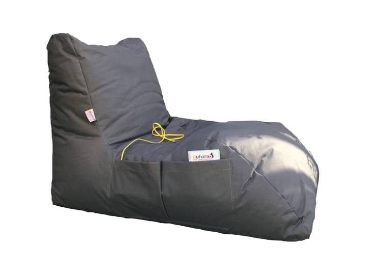 Sitzsack Beany dunkelgrau Polyester B 60 cm - Sitzsack