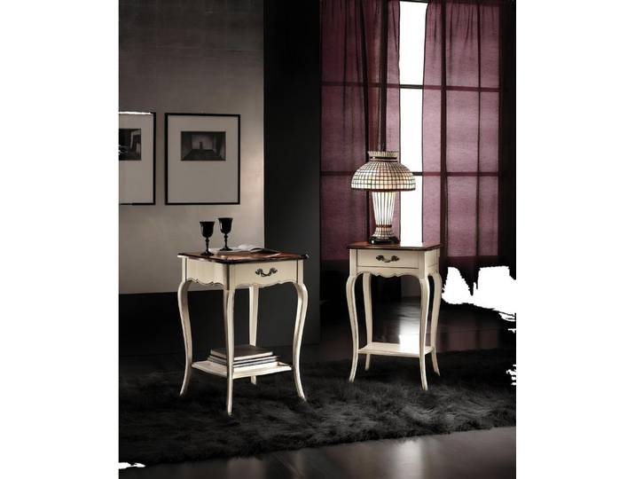 Xlmoebel Beistelltisch Antiker Holztisch im Vintage Design für elegantes Wohnen (1-St., Beistelltisch), Hergestellt in Europa
