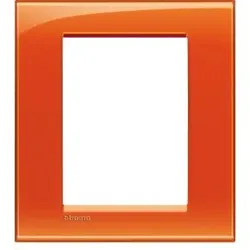 Legrand LNA4826OD Abdeckrahmen LIVINGLIGHT für Kompaktinstallation, 3+3 Module, Farbe: Orange