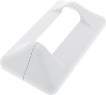 K&M 24463 Cover wall mount WH Weiß