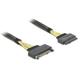 Delock SAS-Kabel SF-8639 - SFF-8639 Verlängerung, 1m (100 cm, U.2), Interne Kabel (PC)