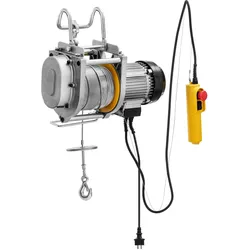 MSW, Seilzug + Werkstattkran, Seilwinde 250 kg Seilzug elektrisch Seilhebezug Hebezug Winde Motorwinde 60 m