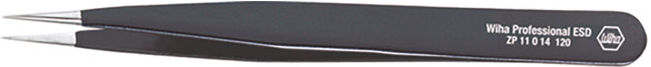 Wiha Pincette de précision Professional ESD Type 00 (32327) 120 mm (32327)