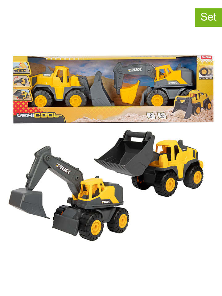 Toi-Toys 2er-Set: Baustellenfahrzeuge - ab 3 Jahren (Überraschungsprodukt) - onesize