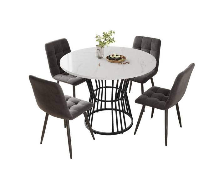 Ensemble de table de salle à manger (5 pièces) ensemble de table de salle à manger avec 4 chaises ensemble de table de cuisine ta