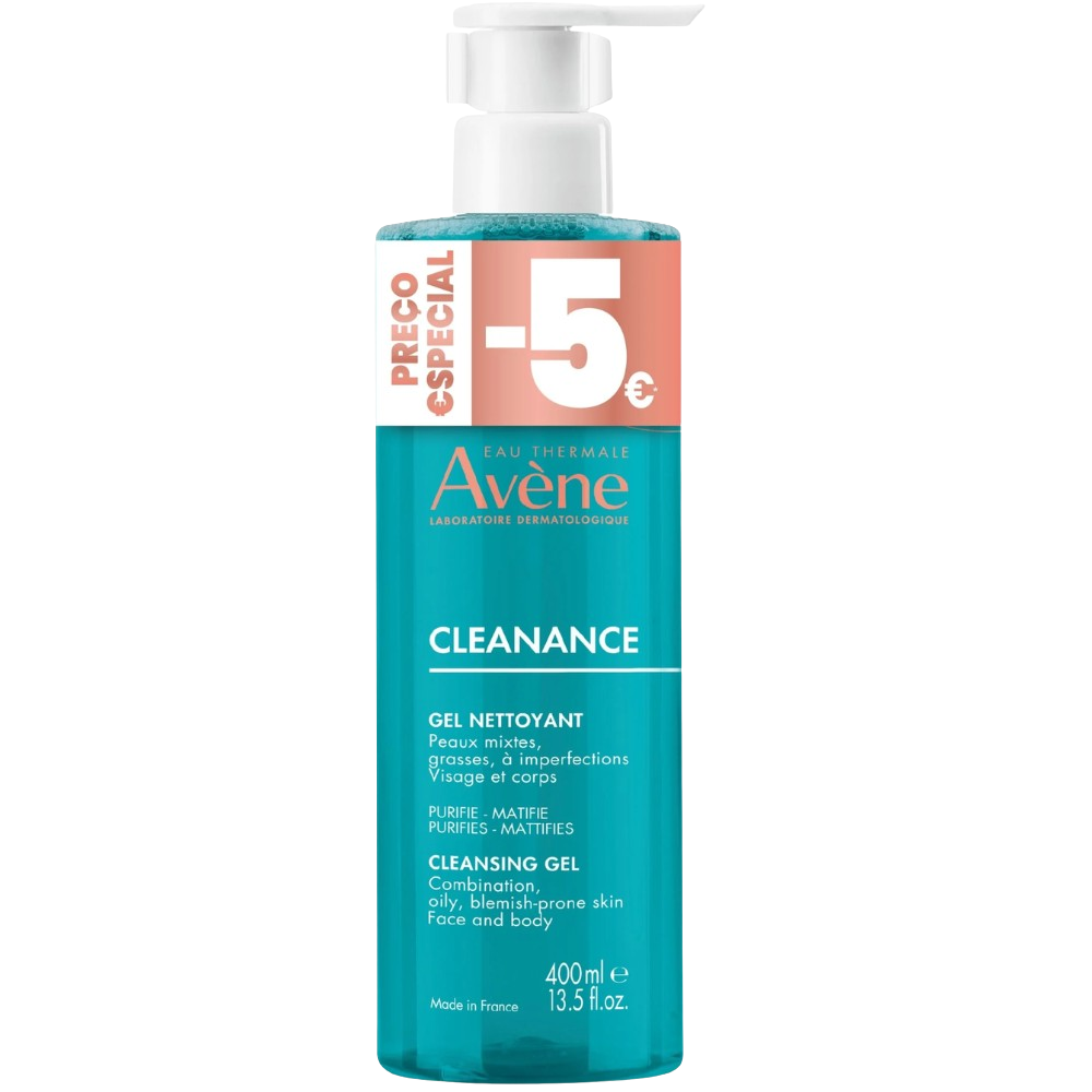 Avène Cleanance Cleansing Gel for Oily Blemish Prone Skin