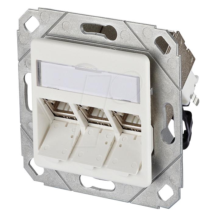 Metz Connect C6A Module 3 Port 270° UPk (130B12D31102-E)