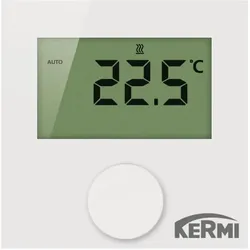 Kermi SFEER001230 x-net Wandanbauregler LCD 230 V, Thermostat