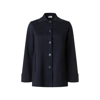 Strickjacke MAERZ MUENCHEN "Maerz Muenchen 293900 Strickjacke Damen Bekleidung", Damen, Gr. 40, schwarz (blau), Strickjacken Strickjacke