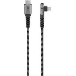 GOOBAY 64658 - Daten-/ Ladekabel  USB C-Stecker > gewinkelt USB-C, 0,5 m