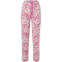 Tchibo - Pyjamahose - Damen - Gr. XS - pink/geblümt
