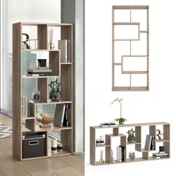 Vicco Raumteiler Noa Bücherregal Standregal Aktenregal Hochregal Regal Sonoma