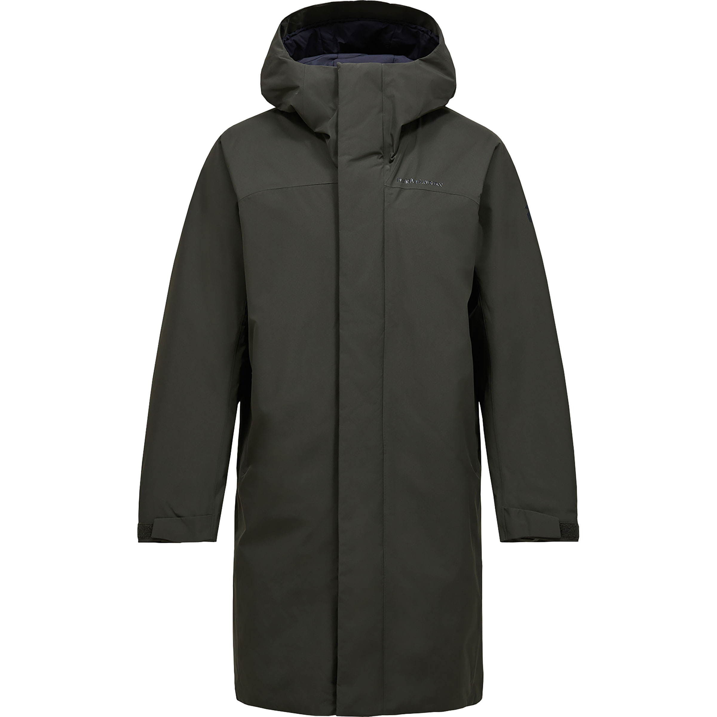 Peak Performance Treeline Insulated Parka Herren Winterjacke oliv Größe S Lifestyle Wasserdicht Wasserabweisend