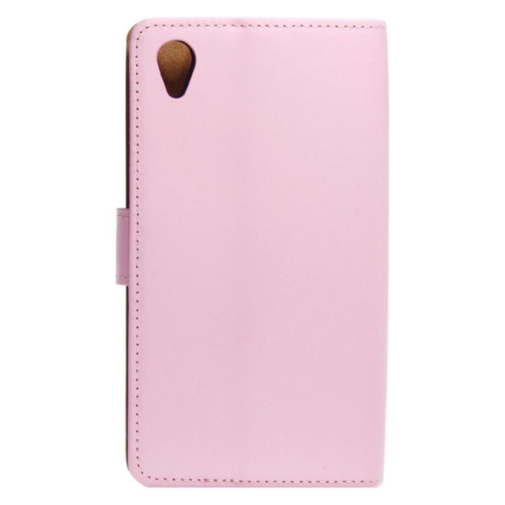 OEM Slim Leather Book Case for Sony Xperia Z1 - pink (Sony Xperia Z1) (25440203)
