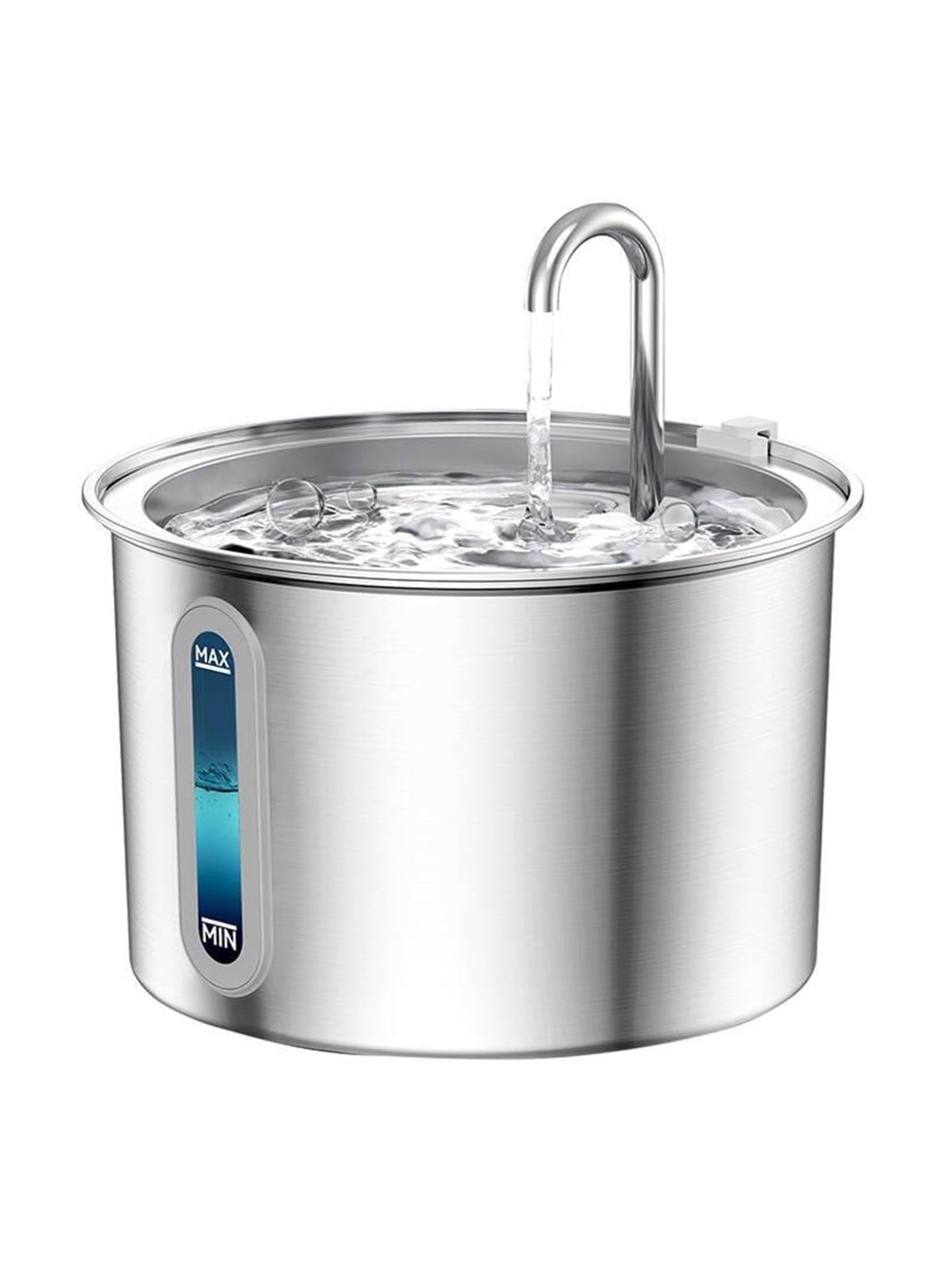 Oneisall Cat Water Fountain Stainless Steel 2L - Stainless steel
