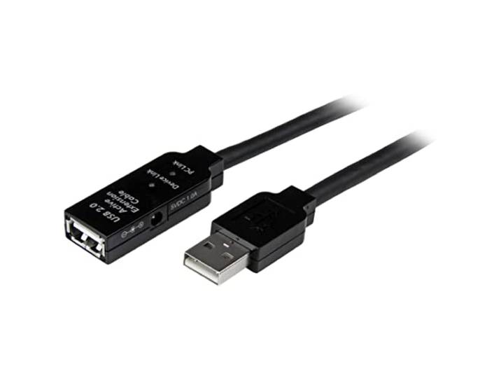 StarTech.com 10m actieve USB 2.0 verlengkabel - St/Bu - USB-verlenging/repeaterkabel