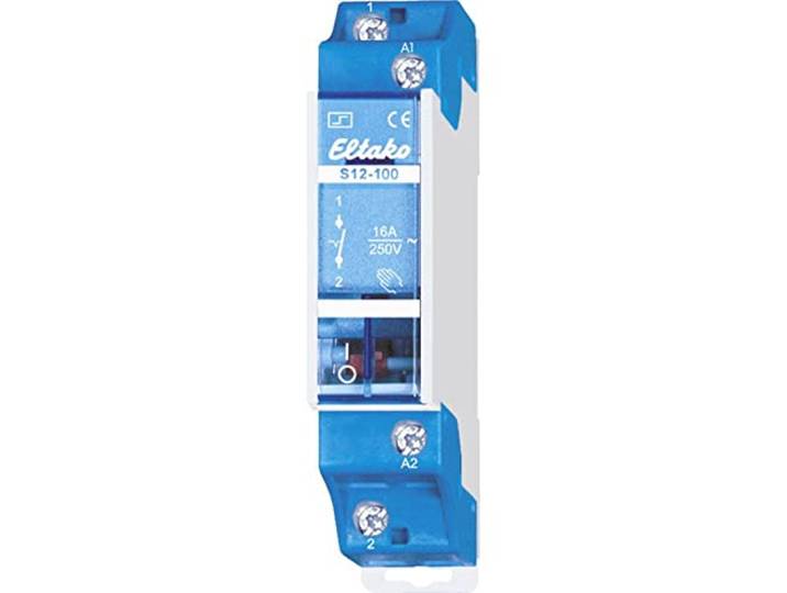 Eltako S12-100-24VDC 21100055 stroomstootschakelaar DIN-rail S12-100-24V DC 1 sluiting 230V 10A 2300W 1St