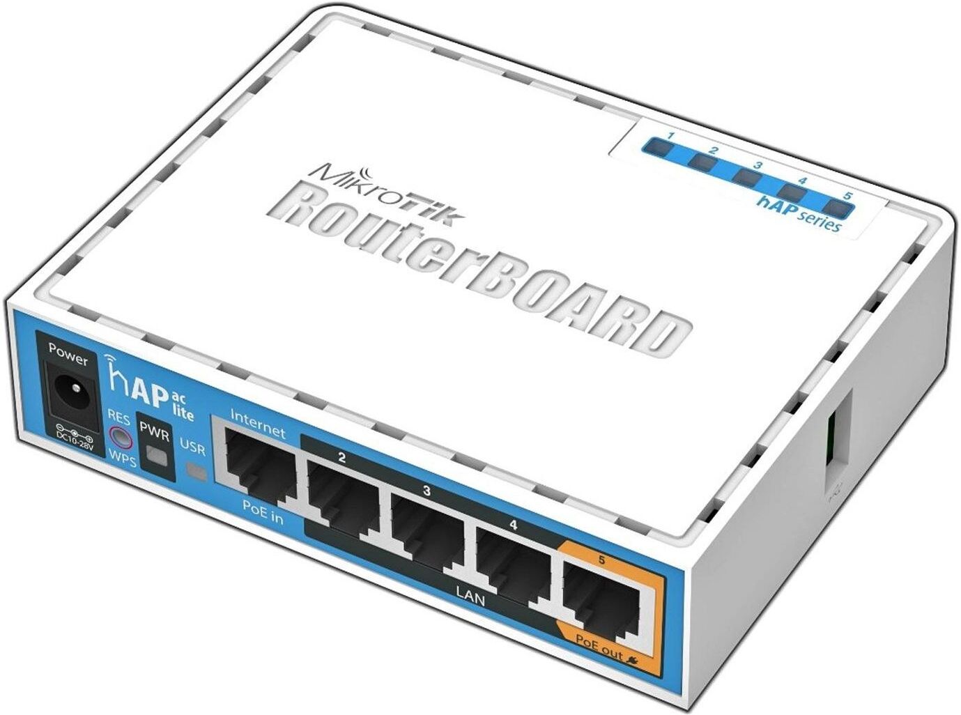 MikroTik hAP ac lite (RB952Ui-5ac2nD) Dual-Band Wireless Router