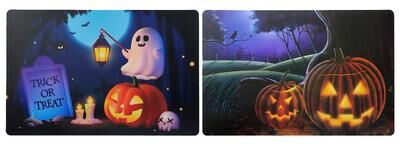 IH Casa Decor Pp Reversible Placemat Jack-O'-Lantern - Set of 12