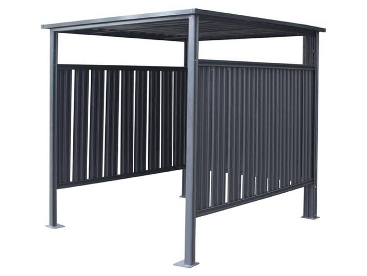 Westmann Metall Fahrradgarage & Raucherunterstand Anthrazit 203x180x210 cm