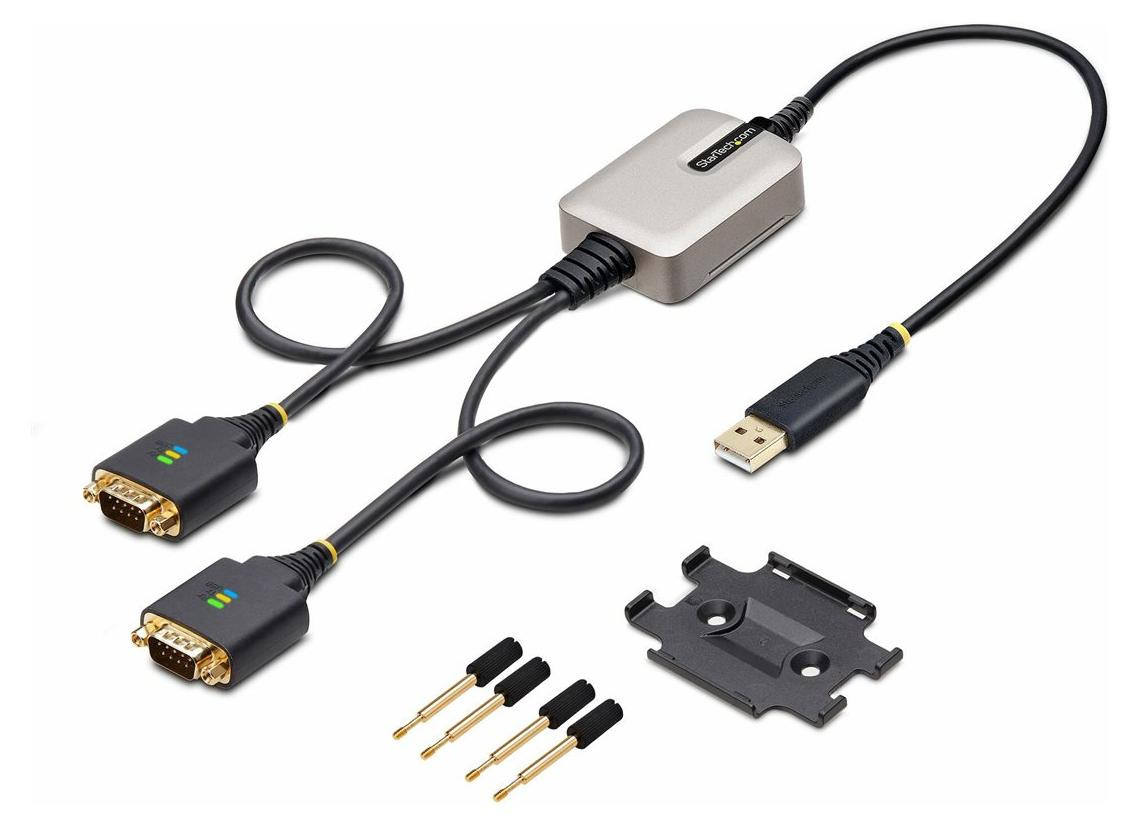 StarTech 2-poorts USB naar RS232 seriële adapter, 60 cm