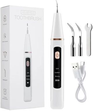 Uplift Essentials Electric Dental Scaler And Tartar Remover With Ultrasonic Plaque Cleaning Kit standard
