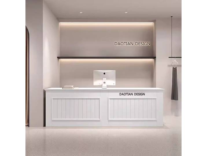 Caissier luxe réception comptoir décorations beauté moderne réception comptoir bureau esthétique meubles commerciaux