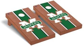 Skip's Garage Manhattan Jaspers Rosewood Cornhole Board Set